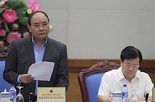 Thủ tướng Nguyễn Xuân Phúc: Gỗ chứ không phải cây kim mà chính quyền bảo không biết có phá rừng. Ảnh: Vinh An