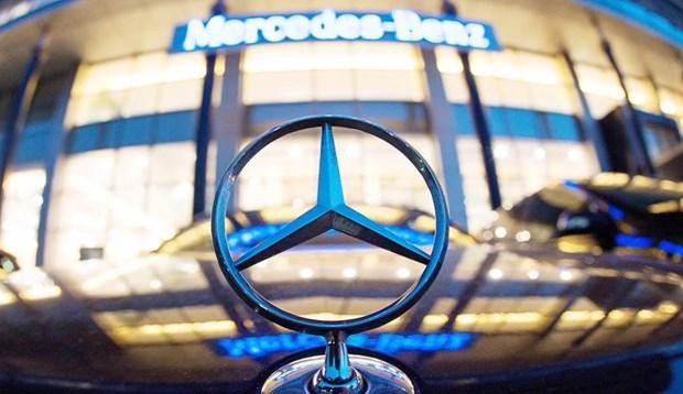 Trong quý 1/2022, doanh số bán hàng của Mercedes-Benz đã giảm khoảng 10% so với cùng kỳ năm ngoái. (Nguồn: AFP).