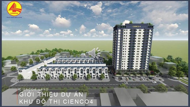 Tháng 12/2018, CIENCO4 mở bán dự án Khu đô thị CIENCO4 tại Vinh, Nghệ An