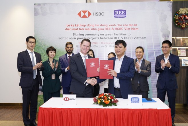 HSBC hỗ trợ Việt Nam tín dụng xanh cho dự án điện năng lượng mặt trời mái nhà
