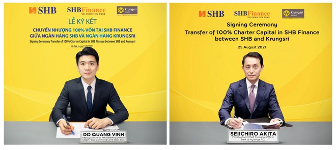 SHB sẽ chuyển nhượng 100% vốn tại SHB Finance cho Krungsri (Tập đoàn MUFG – Nhật Bản)
