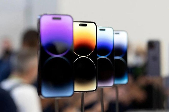 Các mẫu iPhone 14 mới vừa được giới thiệu tại Mỹ. Ảnh: AFP