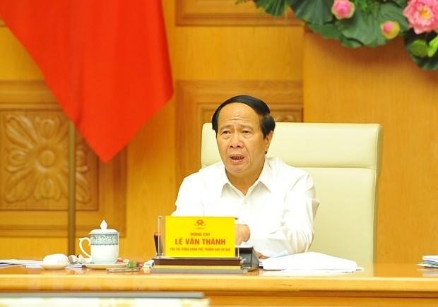 Phó Thủ tướng Lê Văn Thành làm Trưởng Ban Chỉ đạo Chương trình quốc gia về sử dụng năng lượng tiết kiệm và hiệu quả. (Ảnh: Minh Đức/TTXVN).