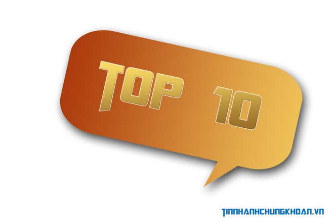 Top 10 cổ phiếu tăng/giảm mạnh nhất tuần: Ấn tượng “tân binh“