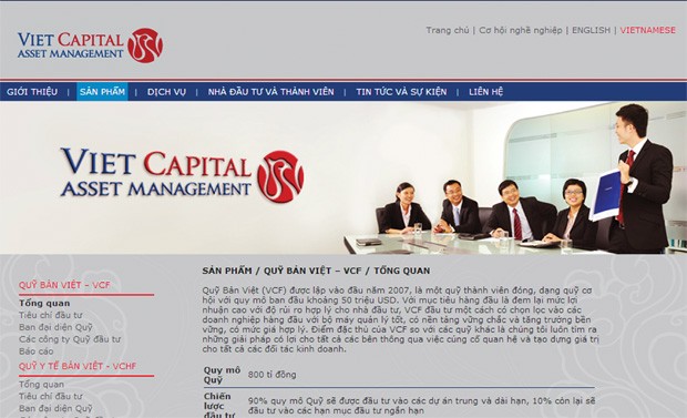 Công ty Quản lý quỹ Bản Việt chào bán quỹ mở
