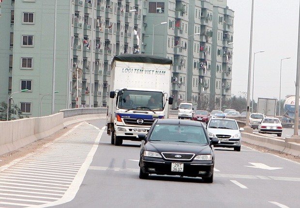Đường vành đai III trên cao Mai Dịch-Pháp Vân đã góp phần giảm tải cho giao thông Hà Nội 