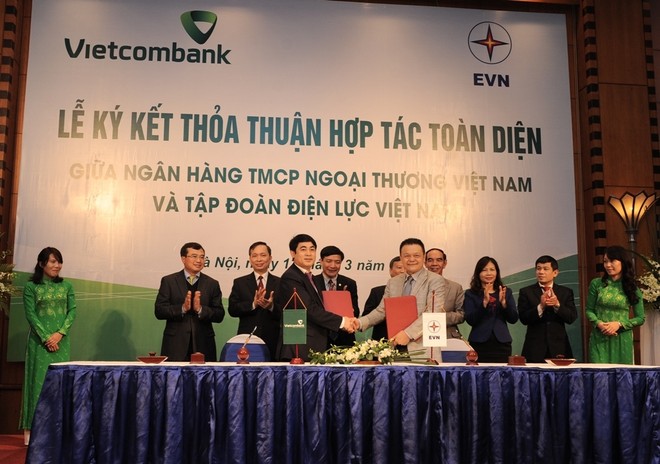 Vietcombank ký thỏa thuận hợp tác toàn diện với EVN