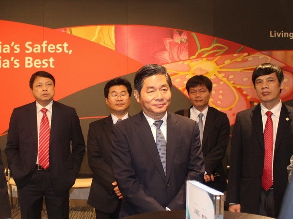 Bộ trưởng Bộ Kế hoạch và Đầu tư Bùi Quang Vinh tại diễn đàn - Ảnh: TTXVN