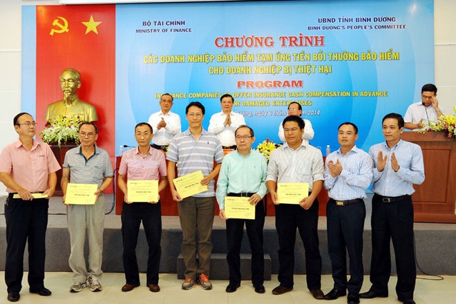 Bảo hiểm Bảo Việt đã tạm ứng 27 tỷ đồng cho các DN bị thiệt hại