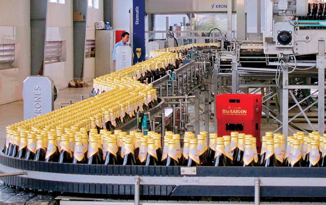 Sabeco hiện đang đứng đầu thị trường bia Việt Nam về sản lượng bia