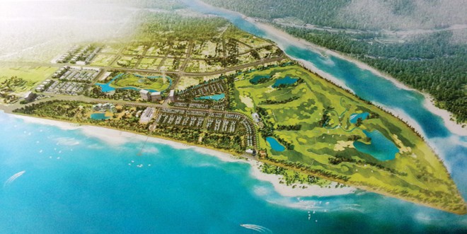 FLC Samson Beach & Golf Resort có vị trí khá đắc địa, giao thoa giữa bãi biển Sầm Sơn và sông Mã. Dự án được tư vấn bởi Nicklaus Design - nhà tư vấn sân golf hàng đầu thế giới; quản lý và thi công bởi Flagstick, đứng đầu thế giới trong lĩnh vực này.
