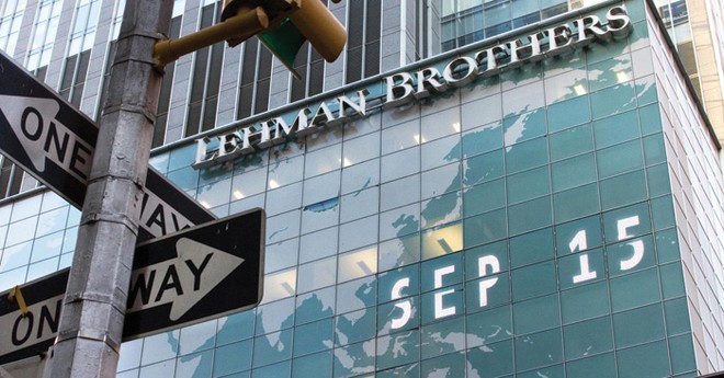 Lehman Brothers, một trong những ngân hàng lâu đời nhất thế giới đã sụp đổ trong khủng hoảng tài chính 2008