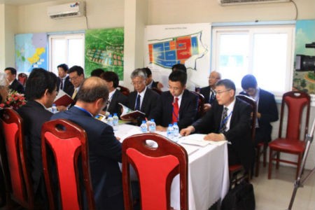 Đoàn DN Nhật Bản tìm hiểu cơ hội đầu tư vào KCN Đông Mai (Quảng Ninh).