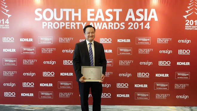 Lãnh đạo Nam Long nhận Giải thưởng South East Asia Property Awards 2014
