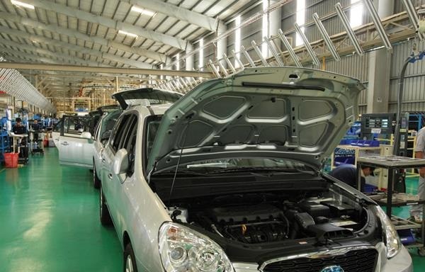 Ngành công nghiệp ô tô Việt Nam chưa thể phát triển mạnh do thiếu cơ chế khuyến khích cụ thể.