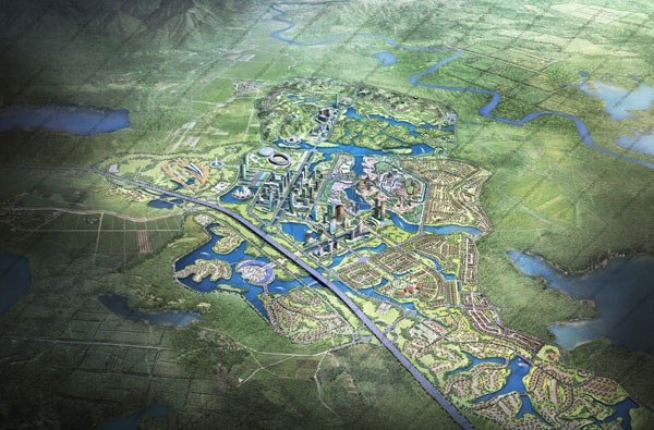 Phối cảnh tổng thể Dự án Khu đô thị Dream City.