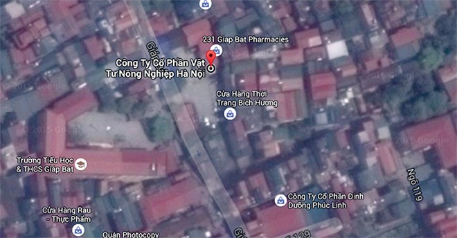 Căn nhà đang tranh chấp có địa chỉ tại số 3, ngõ 115 đường Giáp Bát, Hà Nội