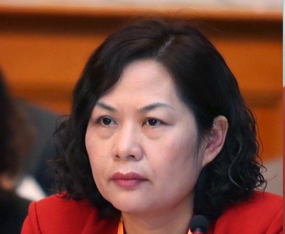 Phó thống đốc Ngân hàng Nhà nước Nguyễn Thị Hồng (ảnh: MPI)