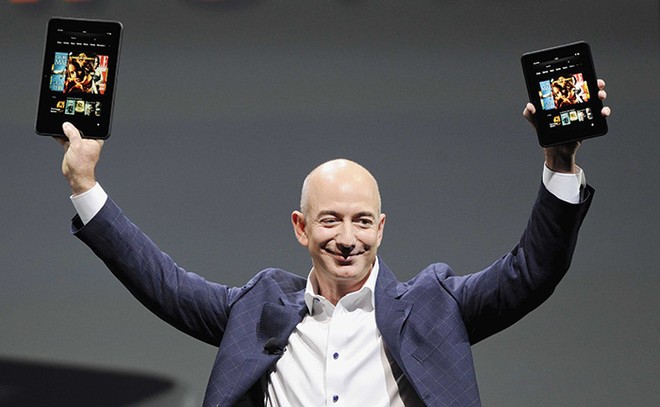 CEO Amazon kiếm 8 tỷ USD chỉ trong vài giờ