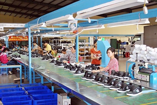 Một doanh nghiệp da giày trên địa bàn tỉnh Quảng Nam. Ảnh minh hoạ. Nguồn: Internet