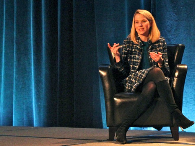 Bà Marissa Mayer, CEO của Yahoo!