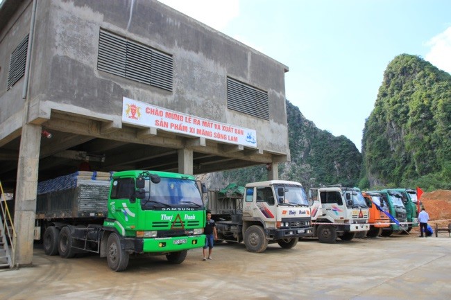 Giai đoạn 1 Nhà máy xi măng Sông Lam đang trong giai đoạn thi công khẩn trương để hoàn thành vào cuối năm 2016.