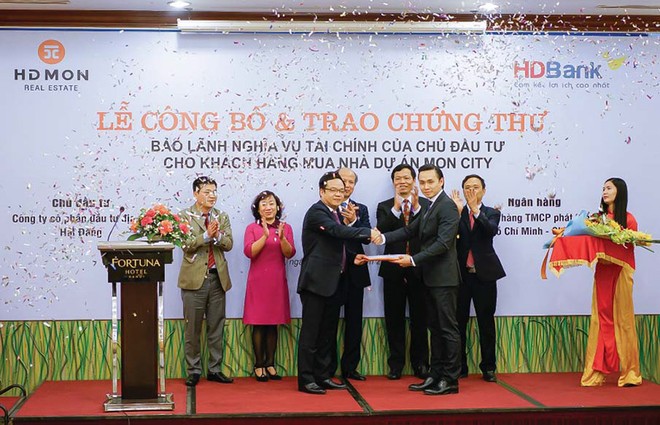 HDBank ký hợp đồng bảo lãnh Dự án HD Mon City