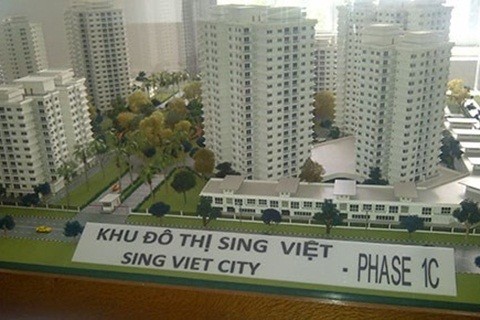 Phối cảnh Dự án Xây dựng hạ tầng khu tái định cư Sing Việt 