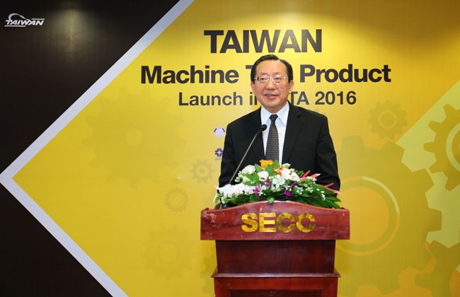 Ông Da-Wei Hsu, Phó Cục Trưởng Cục Thương mại Bộ Kinh tế Đài Loan phát biểu tại hội thảo