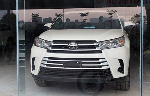 Toyota Highlander 2017 đầu tiên về Hà Nội. Ảnh: Lương Dũng