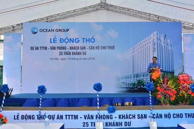 Dự án 25 - Trần Khánh Dư là gần nhất Ocean Group triển khai