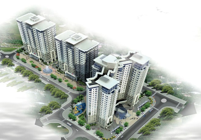 Công trình nhà ở Trung Văn Hà Nội, một trong những dự án VC3 đã thi công 
