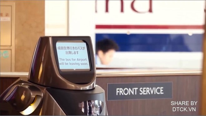 Robot HOSPI của Panasonic  có thể hiểu được yêu cầu của khách hàng