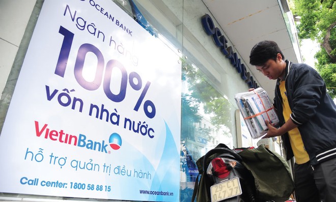 Khoản đầu tư  800 tỷ đồng của PVN vào Oceanbank đã mất trắng  do Ngân hàng âm vốn chủ sở hữu, phải bán lại cho NHNN với giá 0 đồng