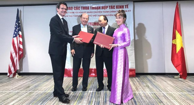 Trong chuyến thăm Mỹ của Thủ tướng Chính phủ Nguyễn Xuân Phúc vừa qua, Vietjet đã ký cacs hợp đồng trị giá gần 4,8 tỷ USD với đối tác Mỹ