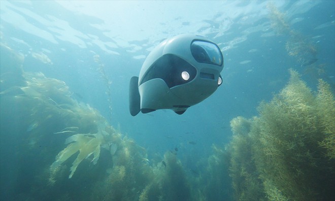 BIKI, tàu ngầm mini bơi giống cá có thể lặn sâu tới 60m