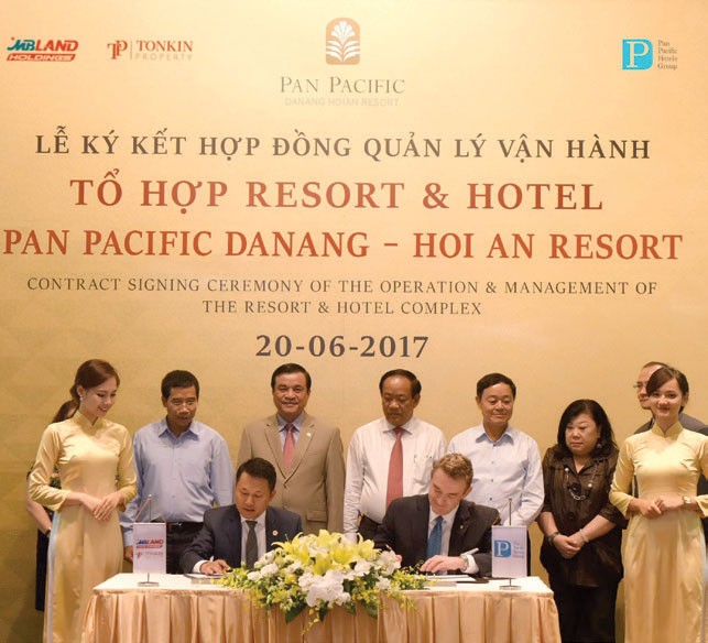 Ký hợp đồng vận hành Pan Pacific Danang- Hoi An Resort