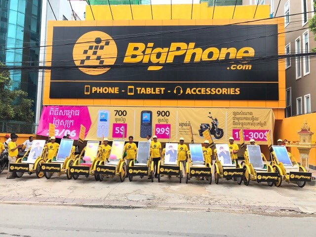 Chuỗi cửa hàng của Thế giới Di động tại Campuchia sẽ mang tên BigPhone