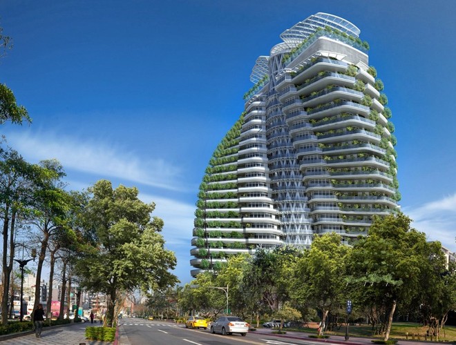 Tao Zhu Yin Yuan, tòa tháp có khả năng “ăn” khí CO2