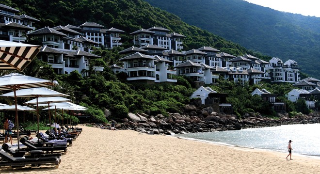 Việt Nam hiện có nhiều khu nghỉ dưỡng đẳng cấp quốc tế, chẳng hạn như Khu nghỉ dưỡng InterContinental Da Nang Sun Peninsula Resort. Ảnh: Tuấn Khánh