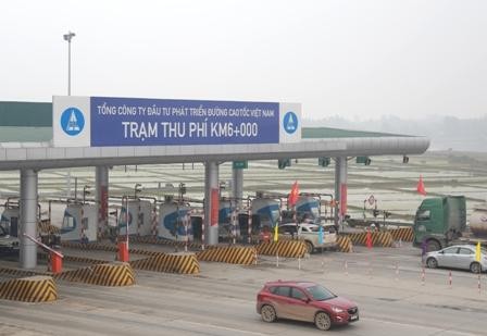 Trạm thu phí tại điểm vào cao tốc Nội Bài - Lào Cai đầu tiên trên địa phận Hà Nội