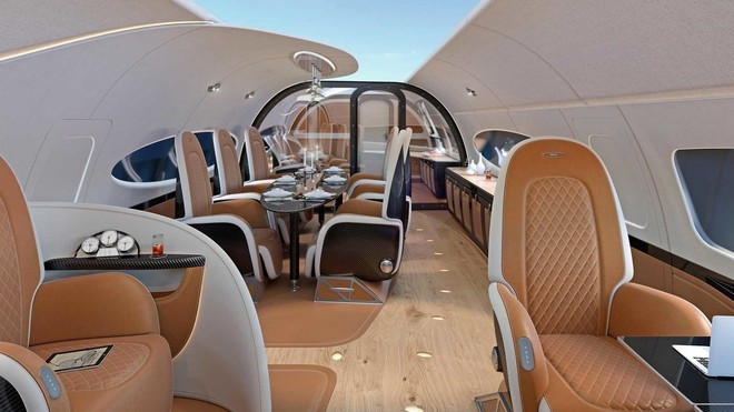 Nguyên mẫu máy bay xếp hình thay đổi nội thất của Airbus