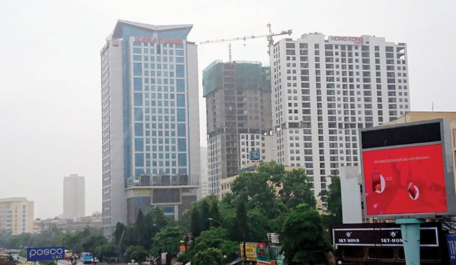 Nội đô Hà Nội hiện còn ít dự án chung cư cao tầng. Ảnh: Dũng Minh