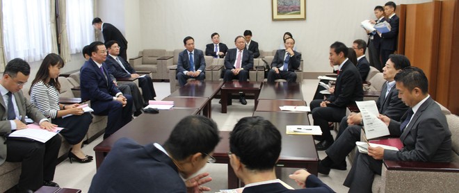 Đoàn công tác Bộ Tài chính Việt Nam làm việc với Bộ Tài chính Nhật Bản
