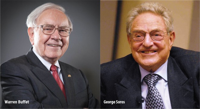 Warren Buffett - George Soros: Hai nhà đầu tư đại tài, hai chiến lược đối lập