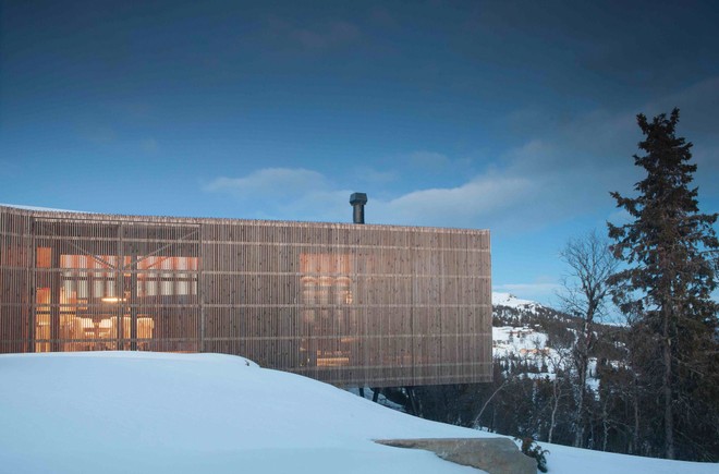 Cabin Kvitfjell: Tổ ấm giữa băng giá