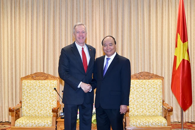 Thủ tướng Nguyễn Xuân Phúc tiếp Đại sứ Hoa Kỳ tại Việt Nam Ted Osius