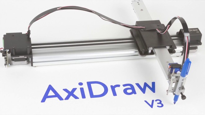 Axidraw V3: Robot cầm bút viết chữ như người “viết tay“