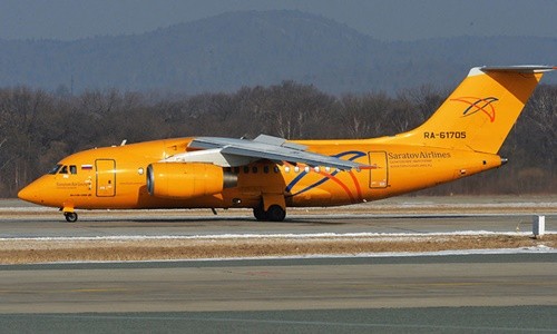Một chiếc máy bay của hãng hàng không Saratov Airlines. Ảnh: Sputnik.