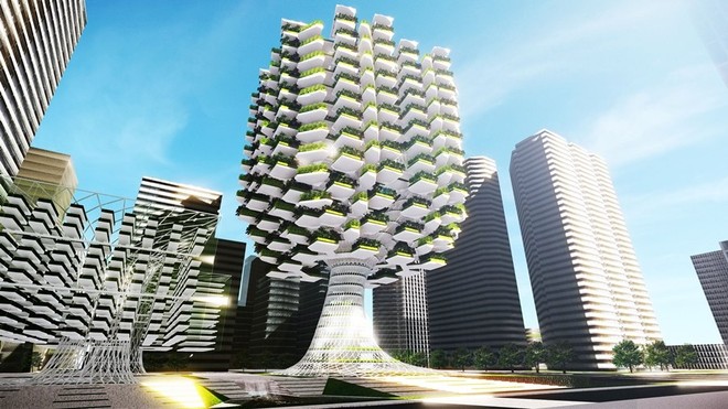 Urban Skyfarm, ý tưởng về tòa cao ốc nông trại chọc trời